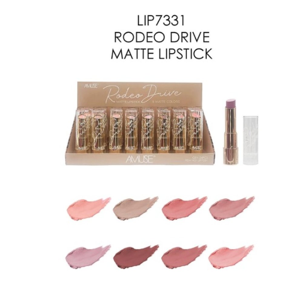 AMUSE - LIP7331 : RODEO DRIVE - MATTE LIPSTICK, 2 DZ